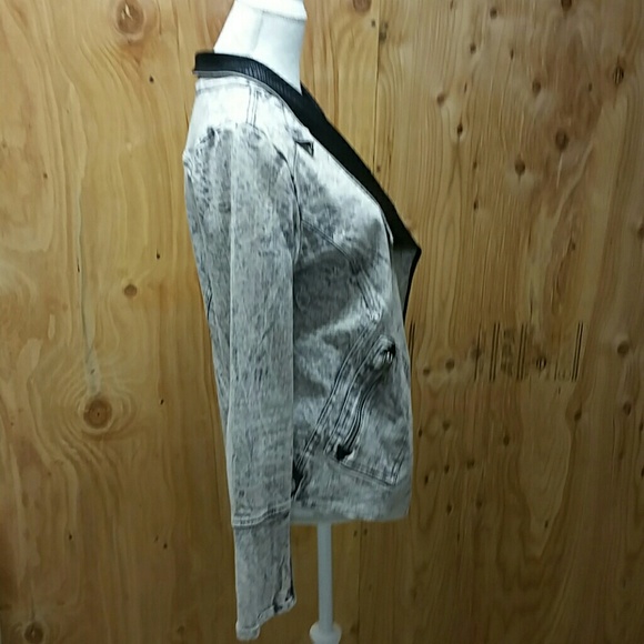 Ethereal Los Angeles grey denim jacket size L - Picture 1 of 7